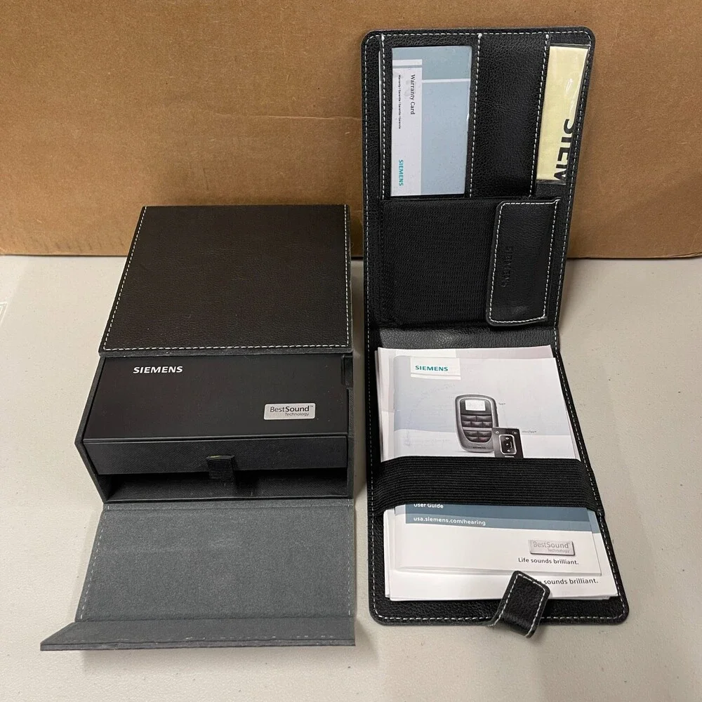 Siemens miniTek Wireless Enhancement System Carrying Case Booklets NO DEVICE